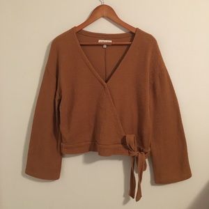Madewell Texture and Thread Wrap Top